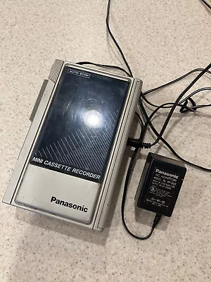 Vintage Panasonic Mini Cassette Recorder Model RQ-340 Japan Tested Working Rare • $25