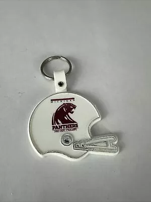 Vintage USFL Michigan Panthers Football Helmet Keychain • $10.99