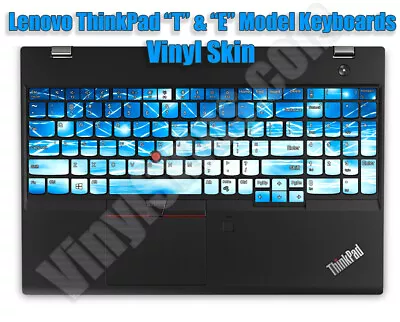 Choose Any Vinyl Skin / Decal Design For The Lenovo ThinkPad Laptop Keyboards • $14.99