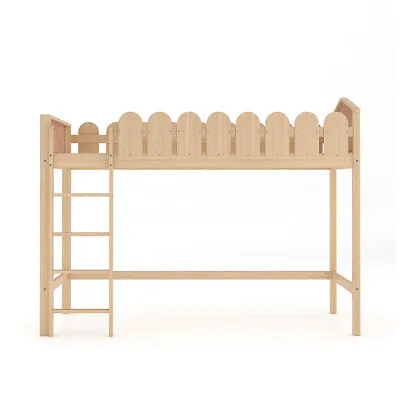 3ft Single Mid Sleeper Kids Cabin Bunk Bed Pine Wood Bed Frame Bedroom Furniture • £249.95