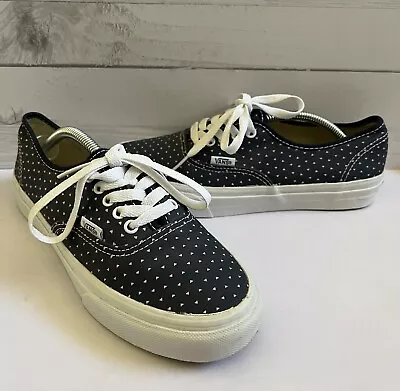 VANS AUTHENTIC SLIM MICRO HEARTS NAVY/ PINK/ TRUE WHITE-Cute-Comfy-M 6 W 7.5 • $30