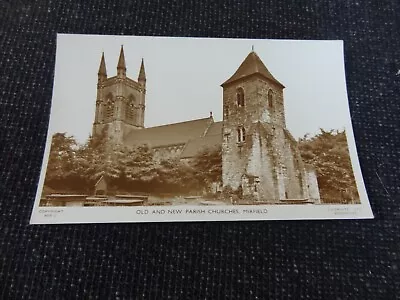 Old And New Parish Churches Mirfield Postcard - 86377 • £3