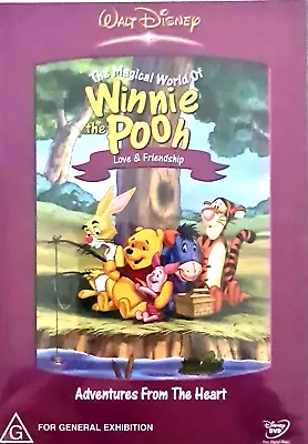 Winnie The Pooh The Magical World Of  DVD Love & Friendship - Region 4 Australia • £12.49