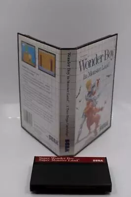 Wonder Boy In Monster Land Sega Master System Box Game TESTED W/ Sega Hint Sheet • $69.99