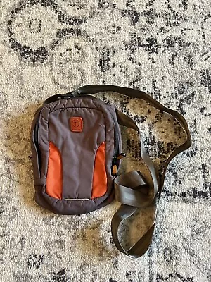 TUMI T-TECH Crossbody Messenger Bag CROSS-SHOULDER Orange/Gray • $54.99