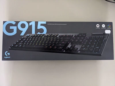 $180 • Buy Logitech G915 Lightspeed RGB GL Tactile Wireless Mechanical Gaming Keyboard