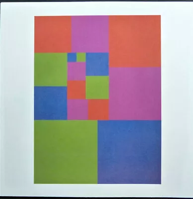 MAX BILL - Serigraph 1958   Zwei Gruppen Aus Doppelfarben   • $85.24