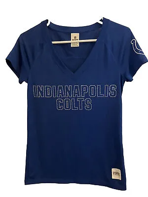 NFL Pink VS Indianapolis Colts Blue Shirt EST. 1953 On The Back G-166 • $10