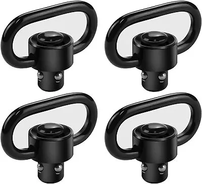 QD Sling Swivel Quick Detach/Release 1.25  Heavy Duty Push Button Swivels In US • $7.99