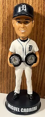 MIGUEL CABRERA Detroit Tigers 2012 2013 Back To Back MVP Bobblehead MLB FOCO 7” • $50