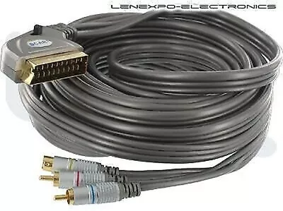 Atlona 19-014L-10 10m/33ft HQ Scart To S-Video And Audio W In/Out Switch • £136.41