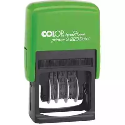 COLOP S220 Green Line Date Stamp 15520050 • £16.99