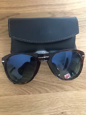 $105.50 • Buy Polarized Persol 714 Caffe Havana Blue Gradient Folding Sunglasses