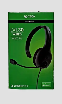 Lvl30 Wired Chat Headset Flip-up Mute Mic For Xbox Pdp Gaming New • $6.26