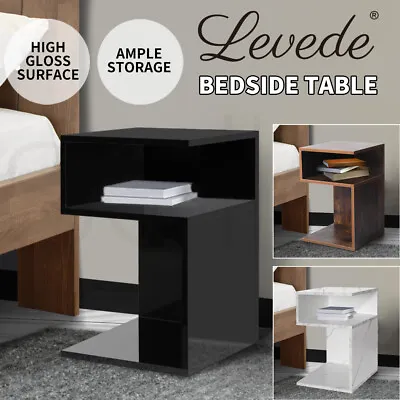 Levede Side Table Bedside Tables Drawers Nightstand Storage Cabinet Furniture • $45.99