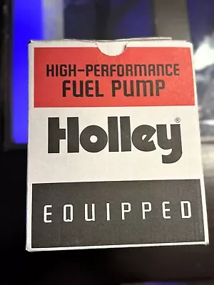 Holley 12-802-1 110 GPH Blue? Electric Fuel Pump With Regulator • $139.99