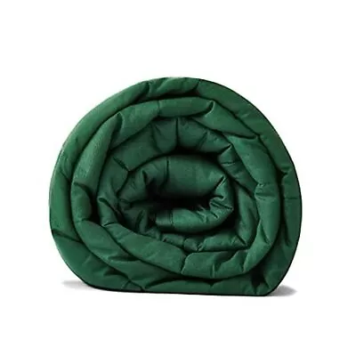 King Size Weighted Blanket | 80''x90''30lbs | 80 In X 90 In 30 Lb Dark Green • $119.85