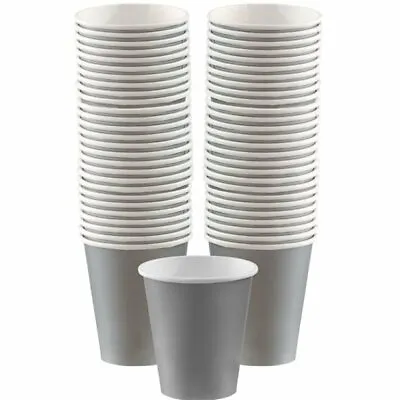  Paper Cups For Hot Drinks (7oz) Disposable Vending Cups Paper Coffee Cups Party • £7.49