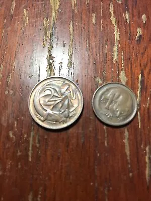 1983 1 And 2 Cent Australian Coins • $2
