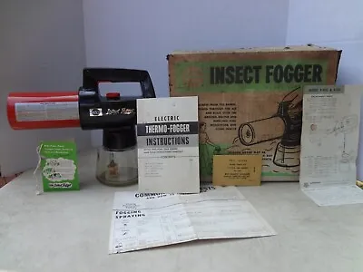 Vintage TESTED & WORKING BVI Burgess Electric Insect Mosquito Fogger Model F900  • $99.99