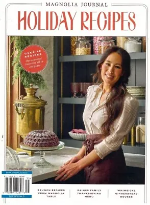 Holiday Recipes- Magnolia Journal Magazine- Dec 2023- BRAND NEW • $14.95