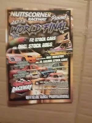 Brisca F2 Stock Car Racing World Final Prog Nutts Corner Stadium 2/3 Sept 2023 • £14.95