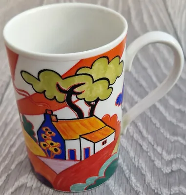 Dunoon Fantasia Art Deco Style Cottage Jane Brookshaw Mug • £6