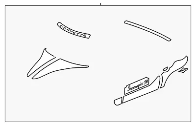 Genuine GM Decal-Body Side                  <Use 1C4N 10405317 • $76.33