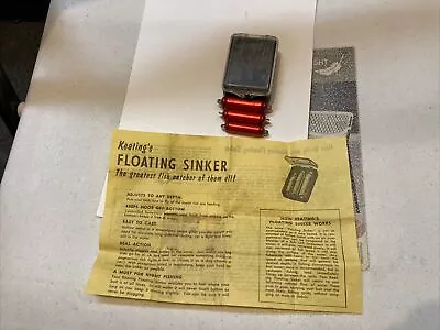 Vintage Keating Floating Sinker Fishing • $30.71