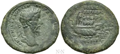 MARCUS AURELIUS (161-180). As. • $3.25