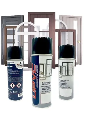 UPVC Window Repair Paint Lacquer PVC Plastic Composite Door Window Frame Spray • £13.95