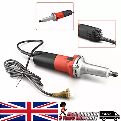 600W 230V Electric Straight Die Grinder Variable Speed Grinding Machine 6mm UK • £44.63