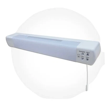 £24.50 • Buy Eterna LED Dual Voltage Bathroom Pull Cord Shaver Light & Socket A+ Energy Rated