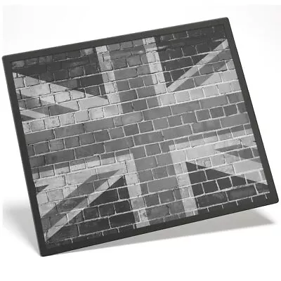 Placemat Mousemat 8x10 BW - Union Jack Brick Wall United Kingdom  #40992 • £8.99