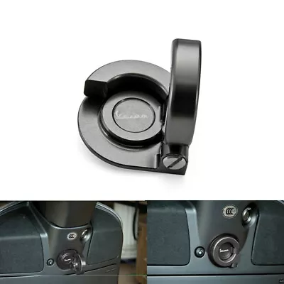 New Scooter Helmet Hooks Holder Crochet Locks Titanium For Piaggio Vespa GTS300  • $25.99