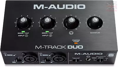 M-Audio M-Track Duo � USB Audio Interface Recording Streaming & Podcasting • £55.99