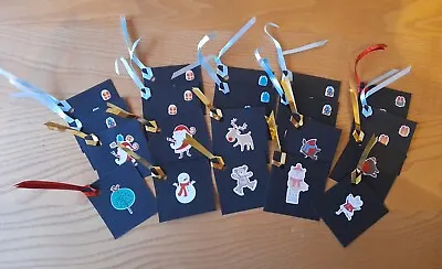 20 Handmade Christmas Gift Tags Presents Santa Robin Winter • £2.50