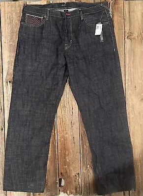 Sean John Mens Jeans Size 38 Raw Selvage Indigo • $30