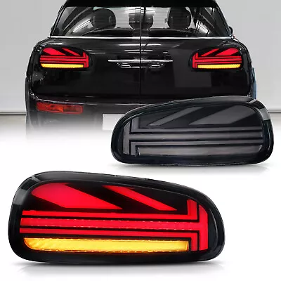 LED Tail Lights For Mini Clubman F54 Cooper 2016-2019 Sequential Black Rear Lamp • $283.57