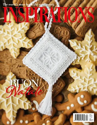 Inspirations Embroidery Magazine - Christmas/Festive Issue #112 (Oct'21) Inc P&P • £9.99