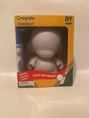 Crayola X Kidrobot DIY MUNNY 7 Inch Action Figure W/ 5 Markers Brand New • $61.75