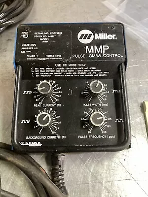 Miller MMP Pulse Gmaw Controller  Stock 042727 Serial Kg029901 17 Pin Plug • $600