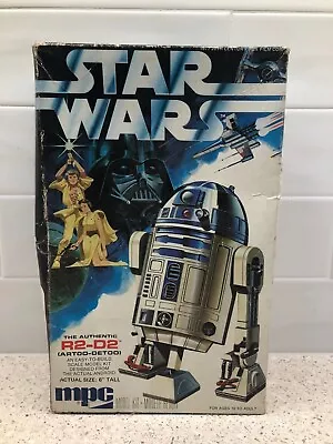 Vintage Unbuilt 1977 MPC Star Wars R2-D2 Model Kit #1-1912 In Open Box • $19.99