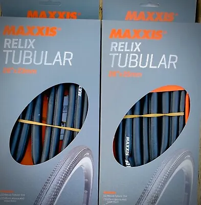 Maxxis Relix PRO Tubular 2 Sizes Avail 23 Or 25mm  NIB Premium Grade Tough Fast • $78.90
