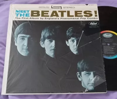 The Beatles Meet The Beatles Capitol Stereo Lp Excellent In Shrink Riaa 4 • $74.96