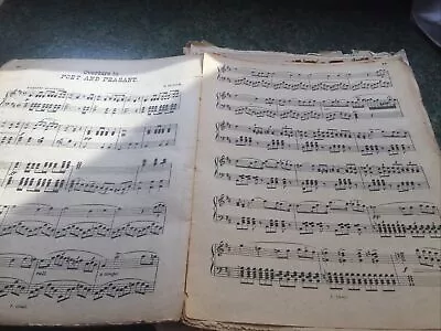 Bundle Of Sheet Music 1125 Grams Approx.  Ideal Crafting Decoupage Some Antique • £9.99