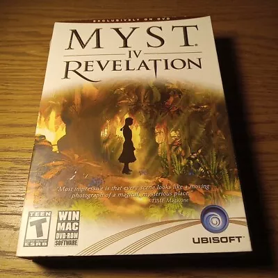 MYST 4 IV: Revelation Game For Windows & Mac Ubisoft (2004) • $16.99