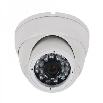 Analog SN-DE700S-W  1/3  SONY EFFIO CCD (960H) 3.6mm Eyeball Camera CCTV White • $16
