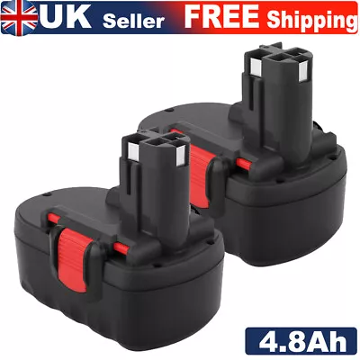 2 Pack 4.8Ah 18 Volt Battery For Bosch BAT025 BAT180 BAT181 BAT189 BAT026 BAT160 • £24.91