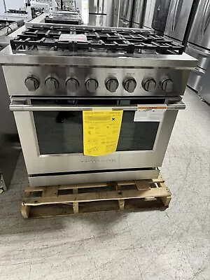 Rgv3366n-dcs 36  6 Burner Natural Gas Range Display Model Side Damage • $4499